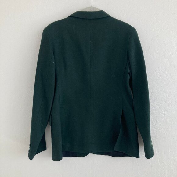 Devon-Aire Wool L'Cord Show Coat Jacket Green 100% Wool English Hunt Coat 14 - Picture 8 of 11